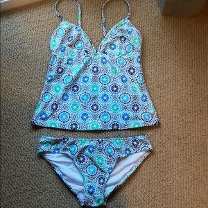 Diane Von Furstenberg Tankini Bathing Suit Size S